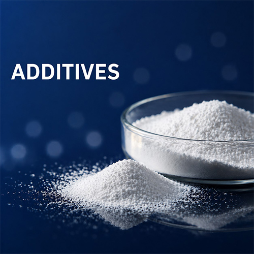 White chemical additive powder